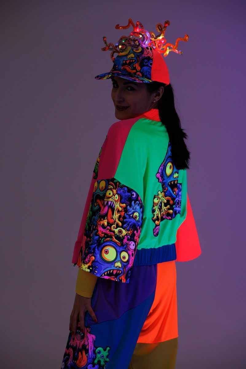 Monster Party Glow costume for women