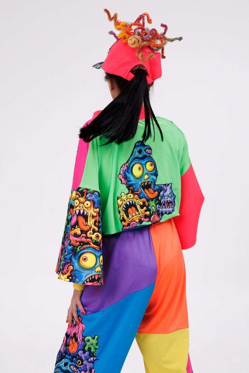 Monster Party Glow costume for women