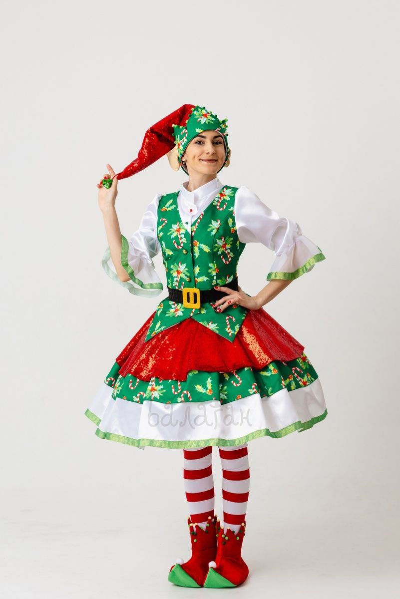 Elf Girl Festive Costume