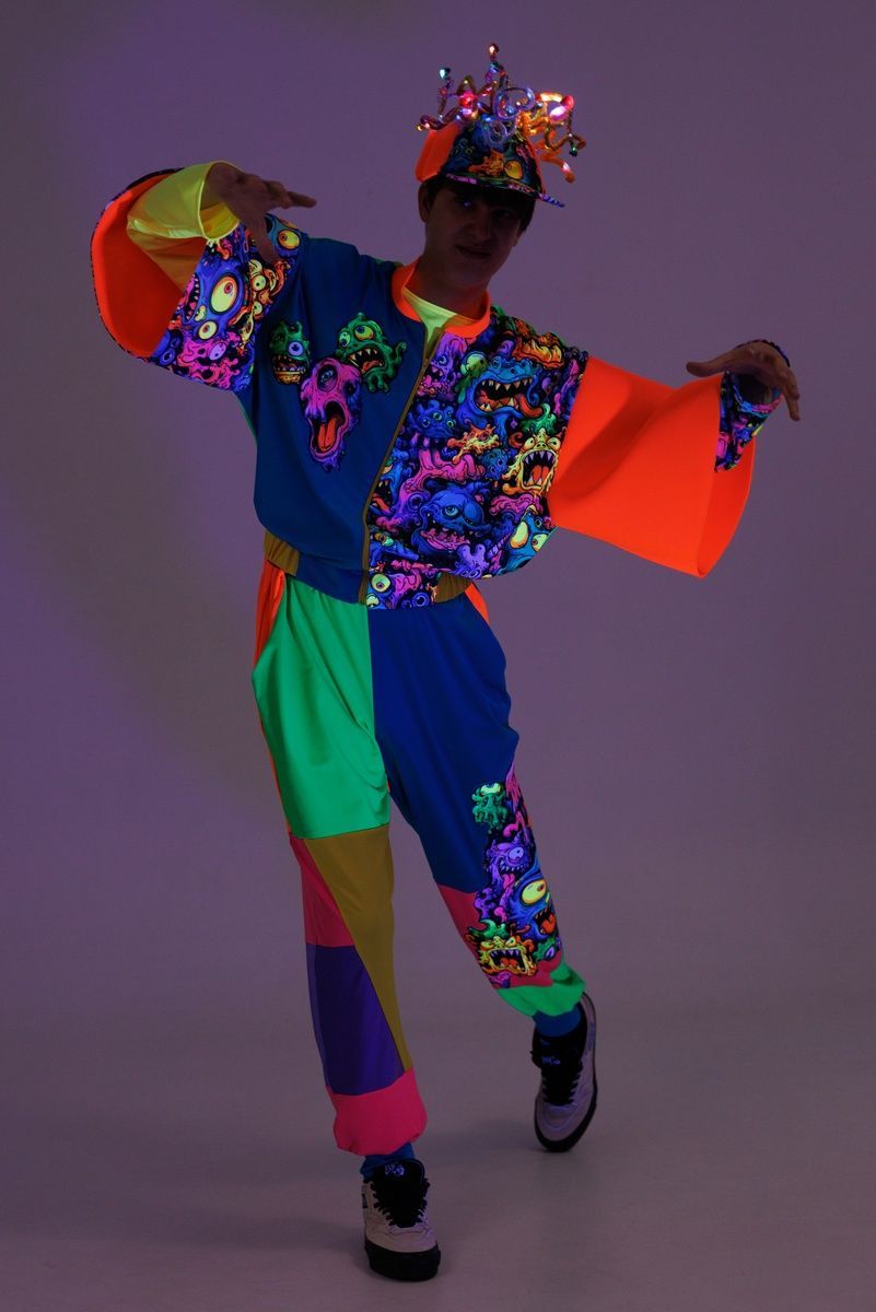 Monster Party Glow costume for men