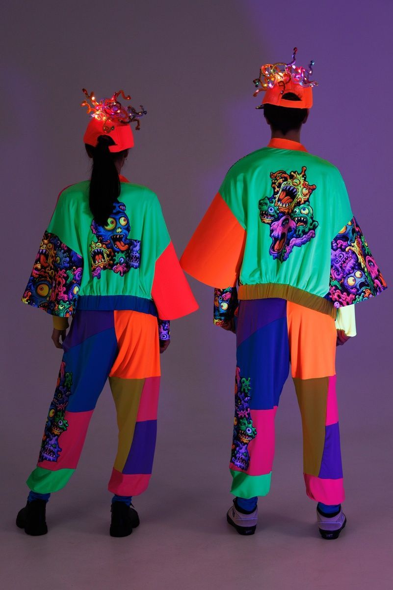 Monster Party Glow costume for men