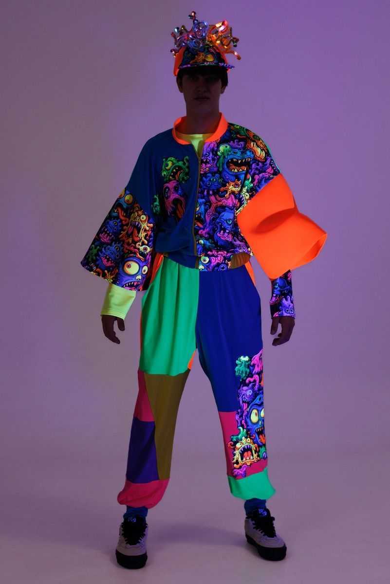 Monster Party Glow costume for men